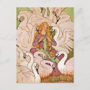 Elenore Abbott The Wild Swans Postcard
