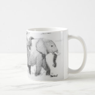 Elepephants Wraparound Coffee Mug