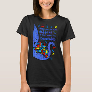 Eleph Ant What Makes You Different Autism Awarenes T-Shirt