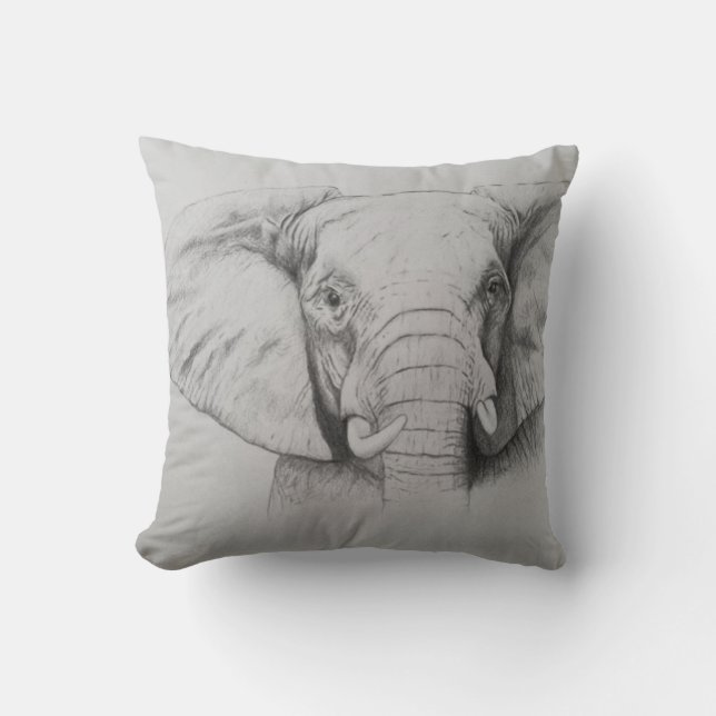 Elephant 2011 cushion (Front)