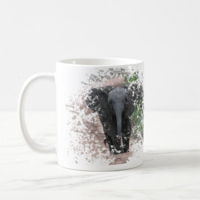 Elephant 2 coffee mug (Left)