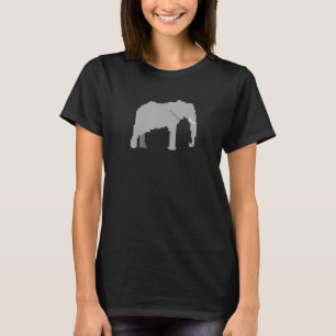 Elephant 8 Bit Pixel Gamer T-Shirt