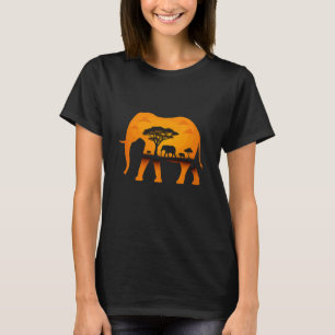 Elephant Africa Safari Wildlife Cool Zoo Animal Lo T-Shirt