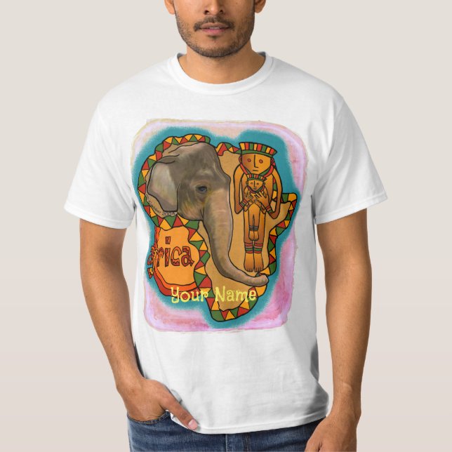 Elephant Africa T-Shirt (Front)