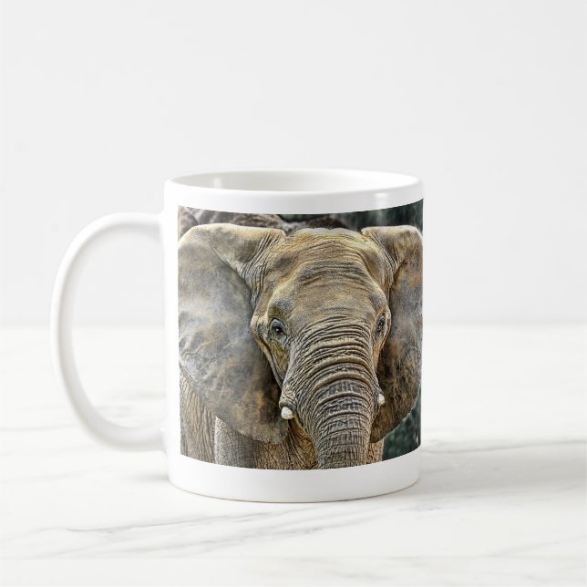 Elephant - African Elephant Mug (Left)