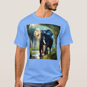 Elephant African Wildlife Safari Animals Zoo Lover T-Shirt