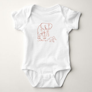 Elephant and Baby Bodysuit