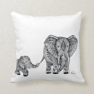 elephant and baby cushion! cushion
