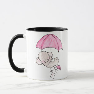 Elephant and Bunny Coffee Mugs