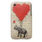 Elephant and heart shaped balloons