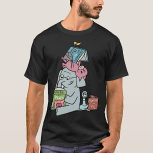 Elephant And Piggie Reading T-Shirt