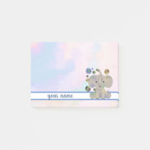 Elephant and soap bubbles Post-it adhesive Post-it Notes