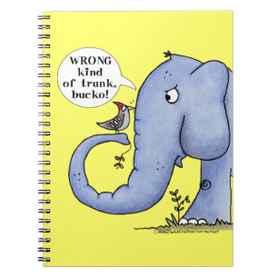 Elephant and Woodpecker Misunderstanding Notebook