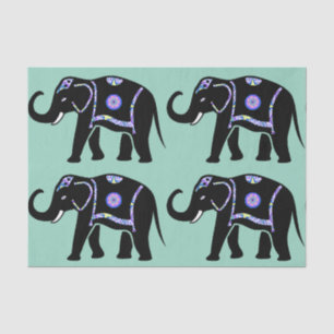 Elephant Animal Abstract Decorative Patterns Tissue Paper