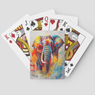 Elephant  Animal Discovery Adventure Nature Planet Playing Cards