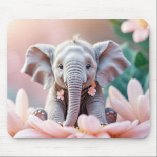 Elephant Animal Fun Fantastic Surreal Wildlife Mouse Mat