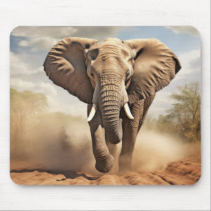 Elephant Animal Nature Majestic Wild Mouse Mat