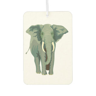 Elephant Art Premium Car Air Freshener