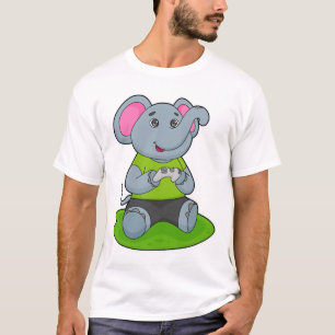 Elephant as Gamer T-Shirt