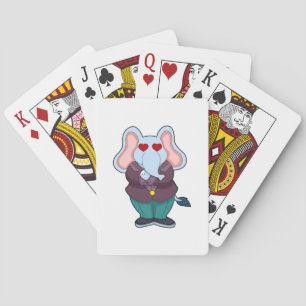 Elephant as Groom with Suit.PNG Playing Cards