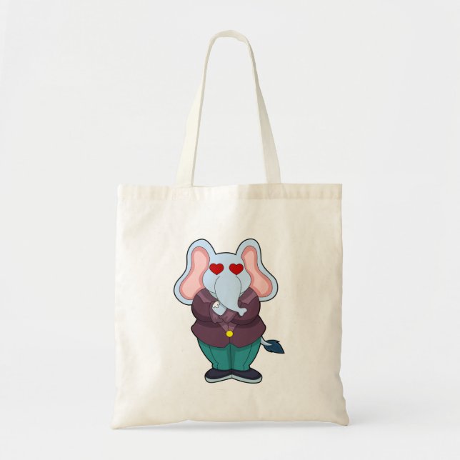 Elephant as Groom with Suit.PNG Tote Bag (Front)