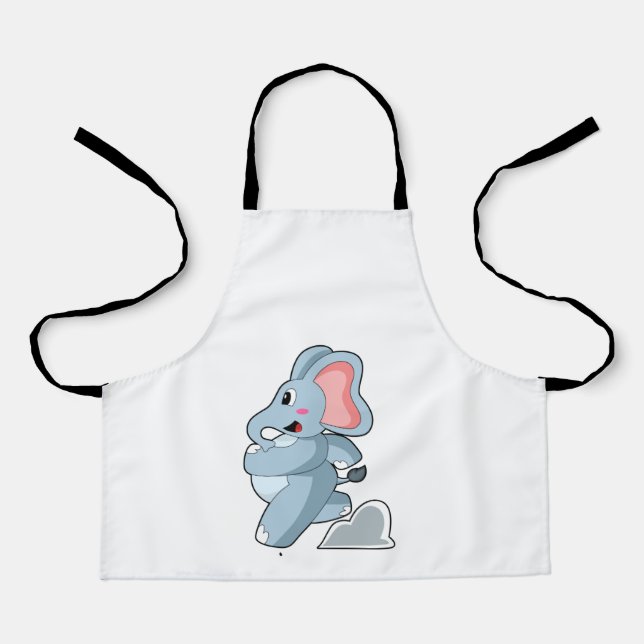 Elephant as Runner Apron (Front)