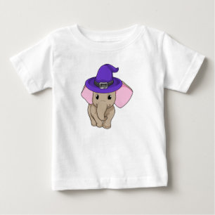 Elephant as Wizard Baby T-Shirt