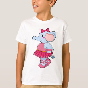 Elephant at Ballet with Skirt T-Shirt