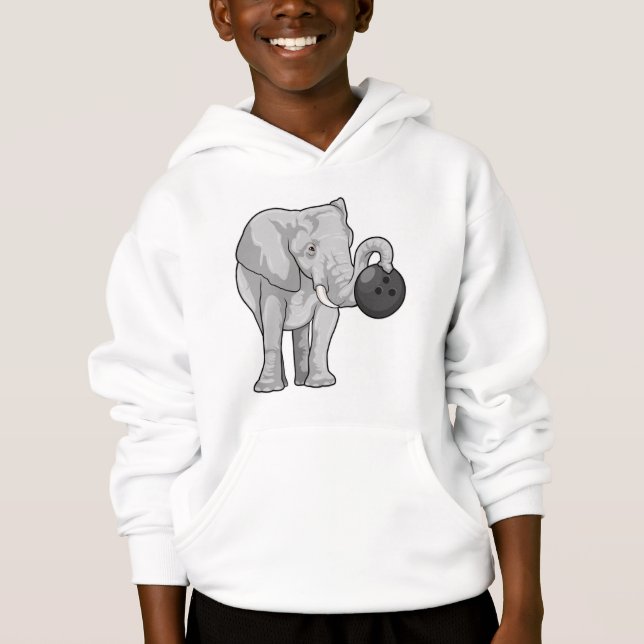 Elephant at Bowling with Bowling ball (Front)