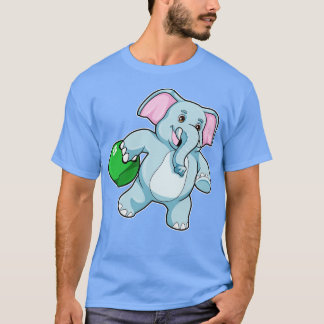 Elephant at Bowling with Bowling ball 1 T-Shirt
