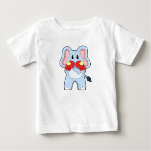 Elephant at Boxing with Boxing gloves Baby T-Shirt