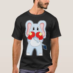 Elephant at Boxing with Boxing gloves T-Shirt