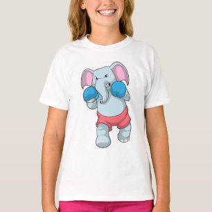 Elephant at Boxing with Boxing gloves T-Shirt