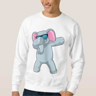 Elephant at Hip Hop Dance Dab Sweatshirt