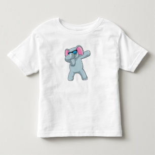 Elephant at Hip Hop Dance Dab Toddler T-Shirt