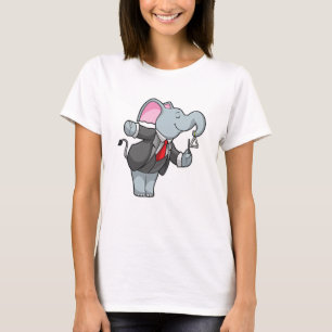 Elephant at Music with Triangle T-Shirt
