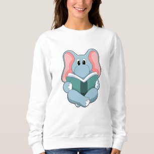 Elephant at Reading with Book Sweatshirt