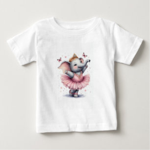 Elephant at the ballet baby T-Shirt