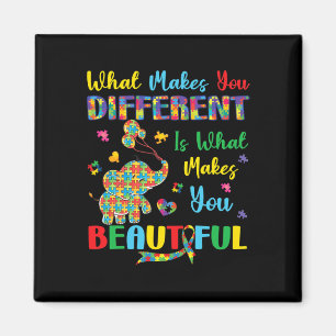 Elephant Autism Awareness Autistic For Mum Dad Men Magnet