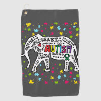 Elephant Autism Awareness Golf