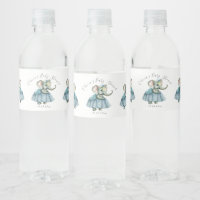 Elephant Baby Personalised Name Girl Shower