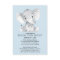 Elephant Baby Shower Book for Baby Card