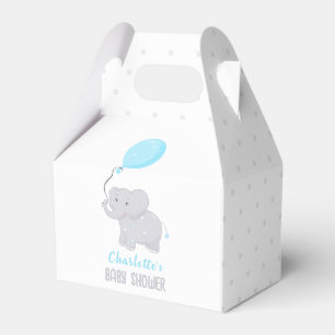 Elephant Baby Shower Boy Cute Favour Box