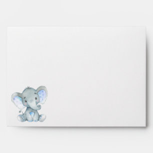 Elephant Baby Shower Envelopes