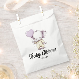 Elephant Baby Shower Favour Bags
