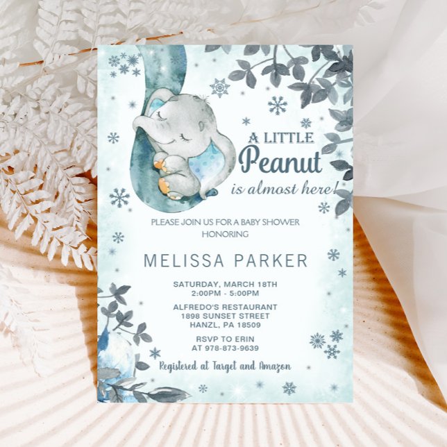 Elephant Baby Shower Invitation (Creator Uploaded)