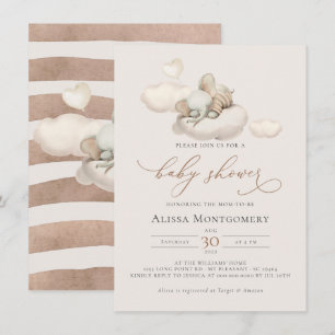 Elephant Baby Shower Invitation