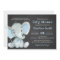 Elephant Baby Shower Invitations for a Boy