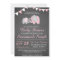 Elephant Baby Shower Invitations for a Girl