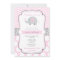 Elephant Baby Shower Invitations for Girl